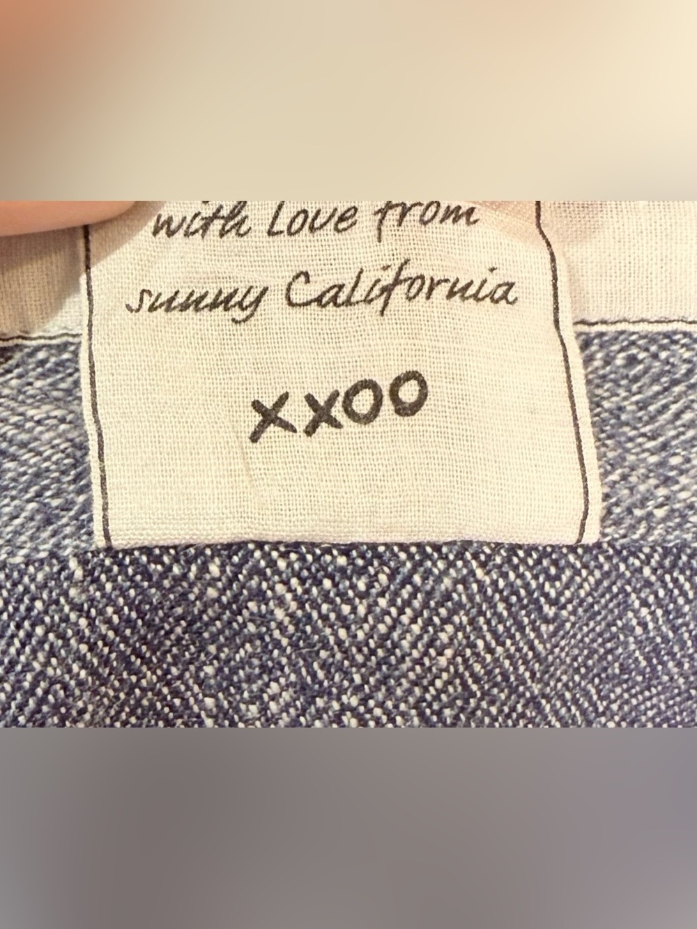 Frank & Eileen EILEEN Washed Indigo Flannel Button Down Shirt Size Medium - Picture 11 of 12